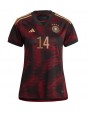 Billige Tyskland Jamal Musiala #14 Bortedrakt Dame VM 2022 Kortermet